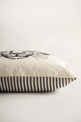 Wild Leopar Pano El Yapımı 2'li Yastık Kılıfı - uniqlooms.com